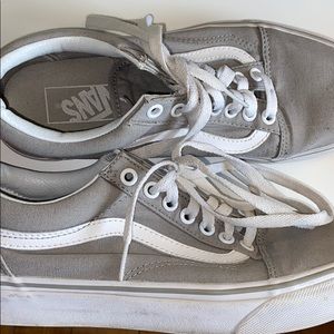 grey vans size 8 woman’s